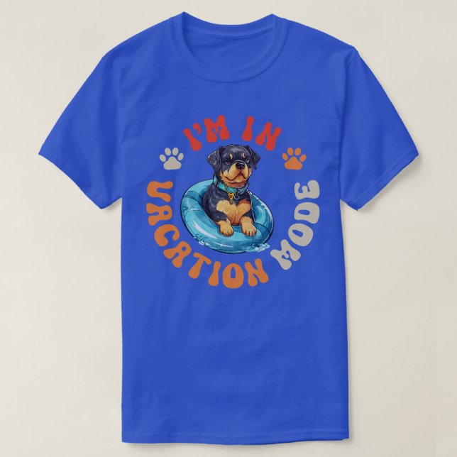 Rottweiler Hund 3 T-Shirt (Design vorne)