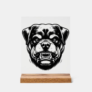 Rottweiler Hund  Acrylschild