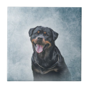 Rottweiler Hund Fliese