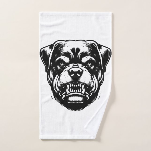 Rottweiler Hund  Handtuch (Handtuch)