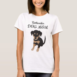 Rottweiler Hund Mama Welpendarstellung T-Shirt