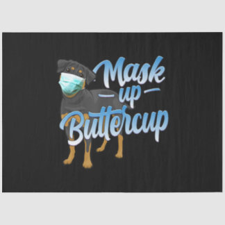 Rottweiler Hund mit Maske - Mask up Buttercup Seidenpapier