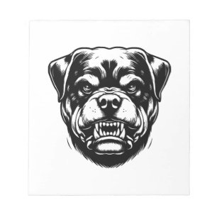 Rottweiler Hund  Notizblock