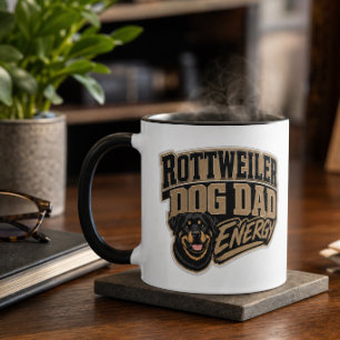 Rottweiler Hund Papa Energie Tasse