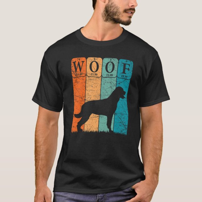 Rottweiler Hund Periodische Tischelemente Hund Lov T-Shirt (Vorderseite)