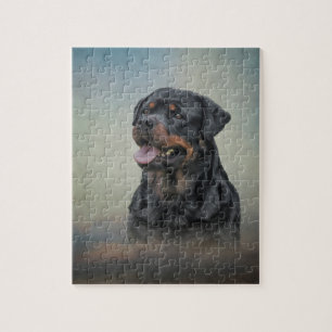 Rottweiler Hund Puzzle