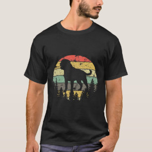 Rottweiler Hund Retro-Sonnenuntergang Vintag gestö T-Shirt