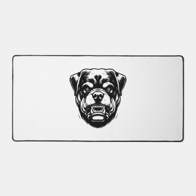 Rottweiler Hund  Schreibtischunterlage (Vorderseite)