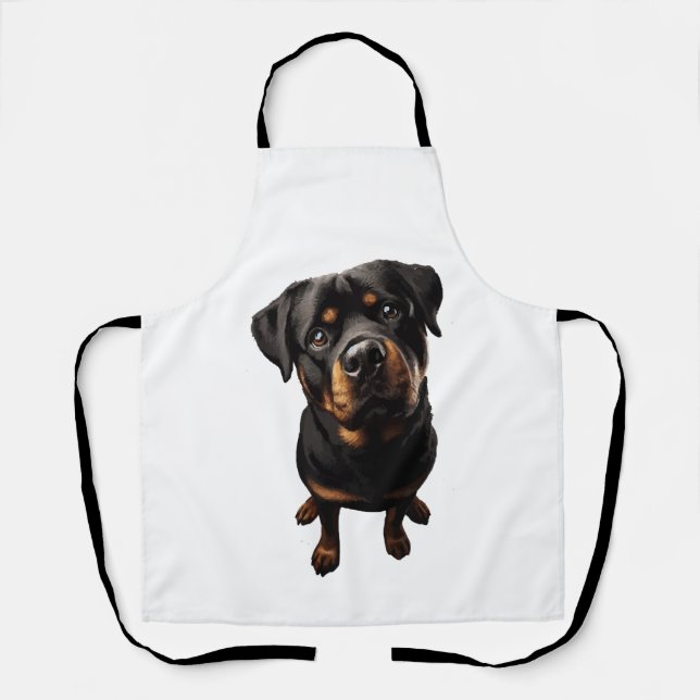 Rottweiler Hund Schürze (Vorderseite)
