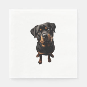 Rottweiler Hund Serviette
