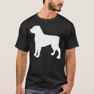 Rottweiler Hund Silhouette 22 T-Shirt