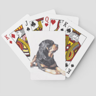 Rottweiler Hund Spielkarten