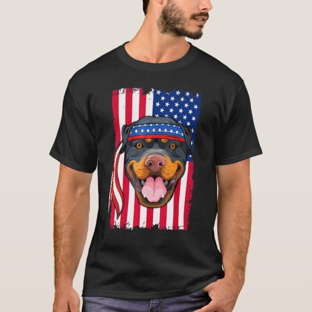 Rottweiler-Hund T-Shirt (Vorderseite)