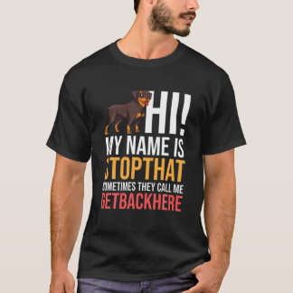 Rottweiler Hund Welpen Eigentümer Lover T-Shirt