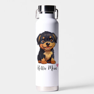 Rottweiler Hunde Mama Kupfer Vakuum Trinkflasche