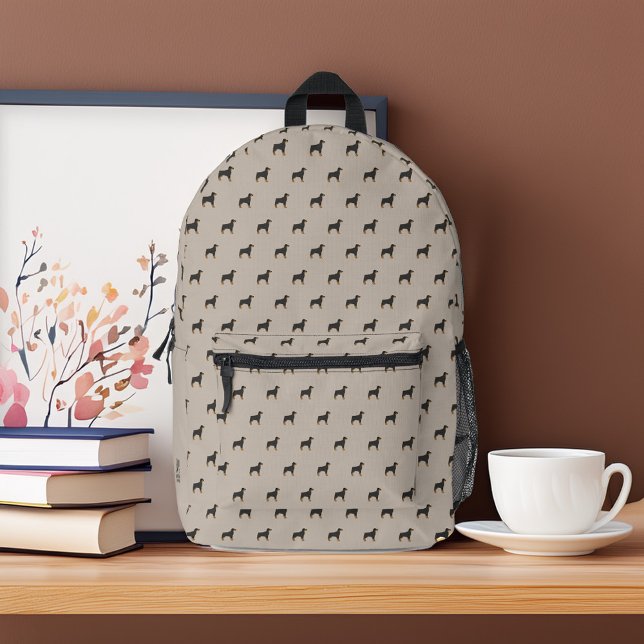 Rottweiler Hunde Muster Personalisiert Bedruckter Rucksack (Von Creator hochgeladen)