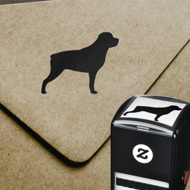 Rottweiler Hunde Silhouette Permastempel (Von Creator hochgeladen)