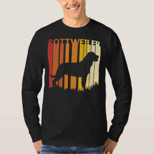 Rottweiler Hunde Silhouette T-Shirt