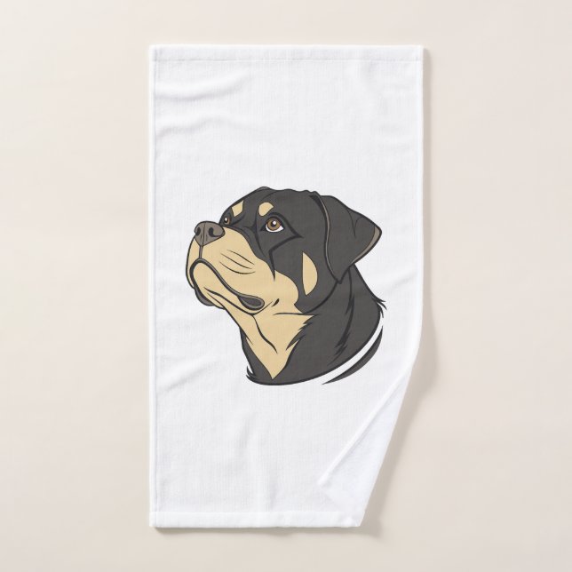 Rottweiler-Hundekunst Handtuch (Handtuch)