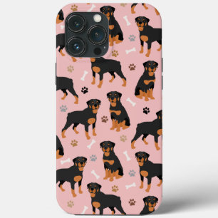 Rottweiler Hundknochen und Paws Case-Mate iPhone Hülle