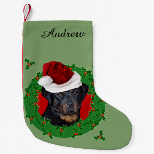 Rottweiler HundweihnachtsStrumpf Kleiner Weihnachtsstrumpf