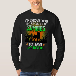 Rottweiler I. D. zeige dich vor Zombies zu S T-Shirt