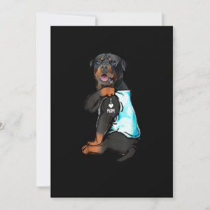 Rottweiler I Liebe Mama Tattoo Ankündigung