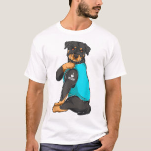 Rottweiler I Liebe Mama Tattoo Apparel Mama Gesche T-Shirt