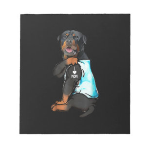 Rottweiler I Liebe Mama Tattoo Notizblock