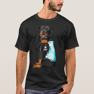 Rottweiler I Liebe Mama Tattoo T-Shirt