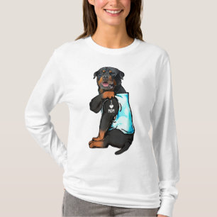 Rottweiler I Liebe Mama Tattoo T-Shirt