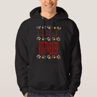 Rottweiler I Liebe My Rottweiler Dog Owner Mama Va Hoodie