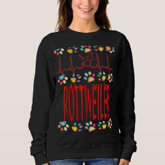 Rottweiler I Liebe My Rottweiler Dog Owner Mama Va Sweatshirt