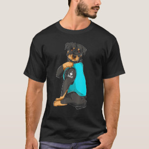 Rottweiler I Liebe Vater Tattoo Apparel Dog Vater T-Shirt