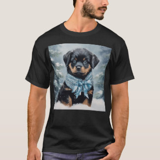Rottweiler im Winter T-Shirt