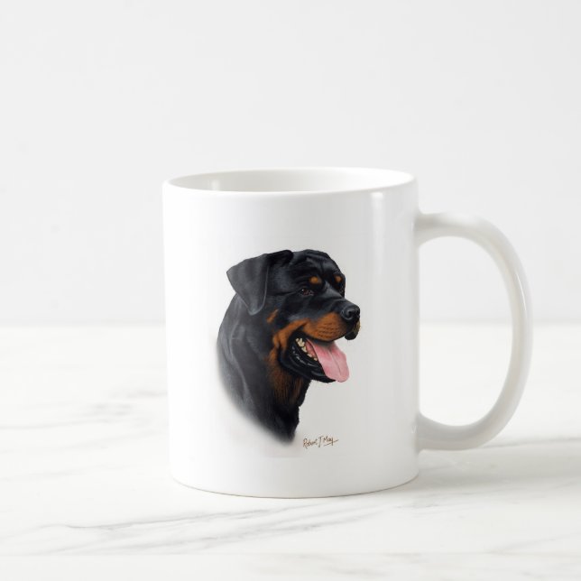 Rottweiler Kaffeetasse (Rechts)