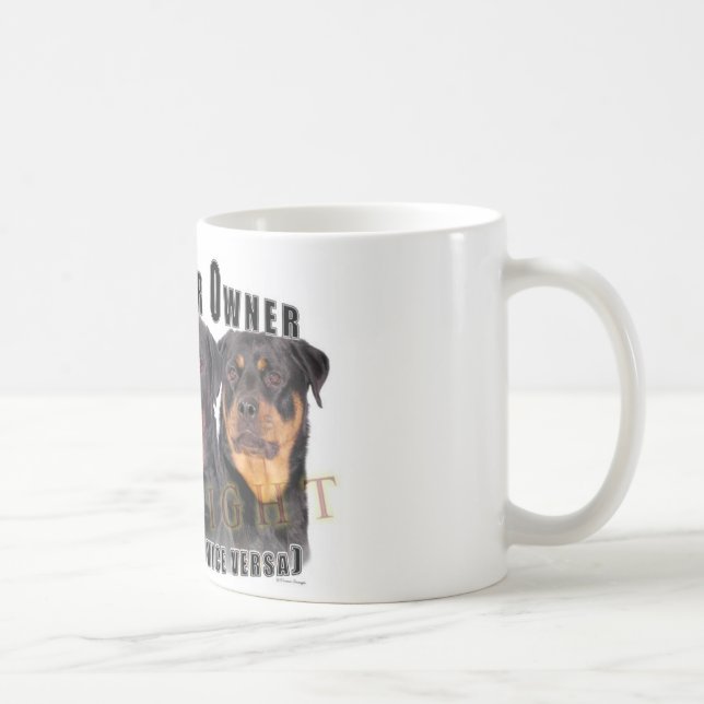 Rottweiler Kaffeetasse (Rechts)