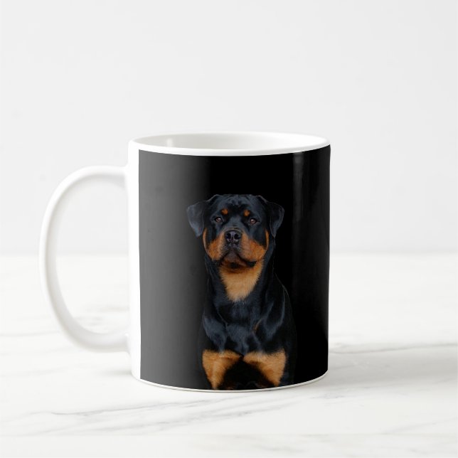 Rottweiler   kaffeetasse (Links)