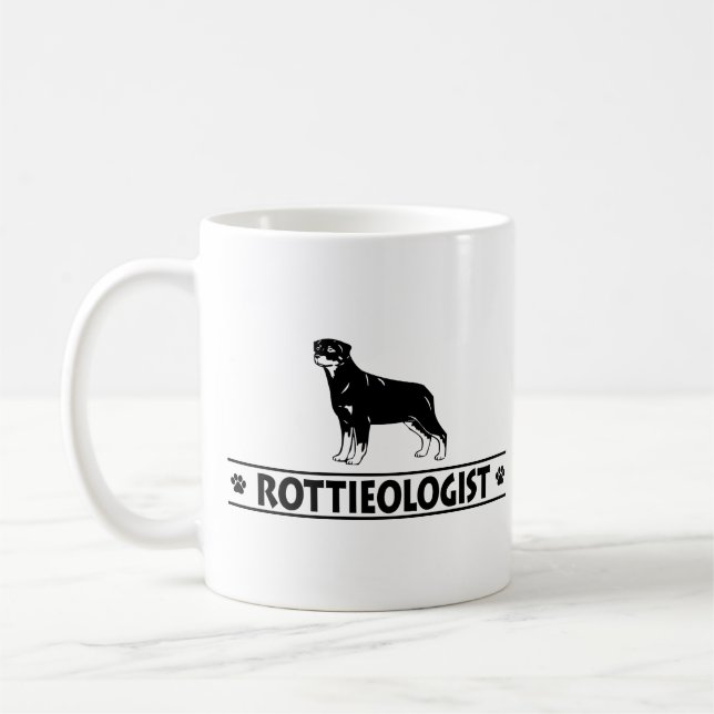 Rottweiler Kaffeetasse (Links)