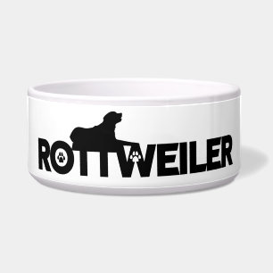 Rottweiler Keramik Dog Bowl Napf