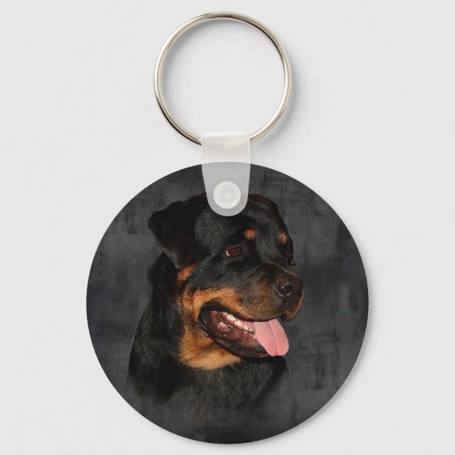 Rottweiler Keychain Schlüsselanhänger (Vorderseite)