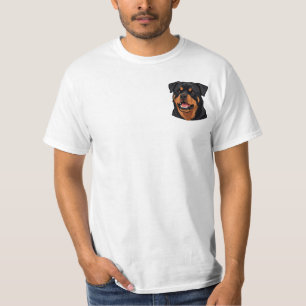 Rottweiler Kopfporträt T-Shirt