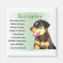 Rottweiler Kunstgeschenke Magnet