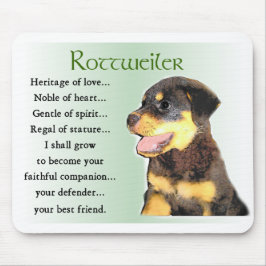 Rottweiler Kunstgeschenke Mousepad