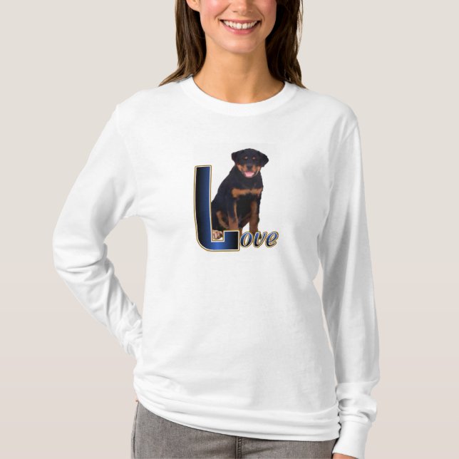 Rottweiler Kunstgeschenke T-Shirt (Vorderseite)