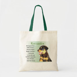 Rottweiler Kunstgeschenke Tragetasche
