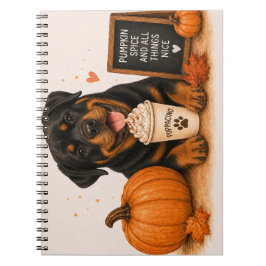 Rottweiler Kürbisgewürz Notizblock