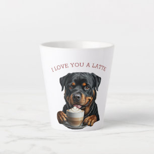 Rottweiler Latte Milchtasse
