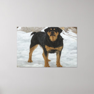 Rottweiler-Leinwanddruck Leinwanddruck