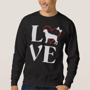 Rottweiler Liebe Hunde für Frauen Rottie Mama Sweatshirt